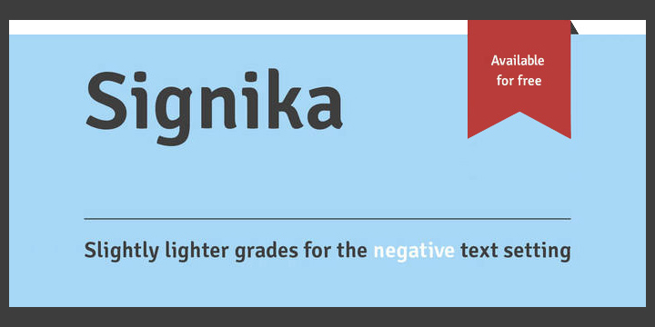 Signika_tipografia